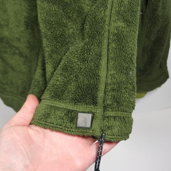 Mountain Hardwear Women's Sz Small Green Turtleneck Fleece Sweater Pullover - Picture 5 of 11